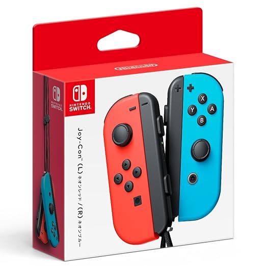 Nintendo Switch Joycon - Neon Red/Blue (Pair) Refurbished