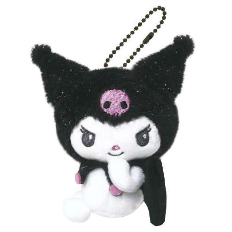 Kuromi Ball Chain Mascot Black  Angel KCompany