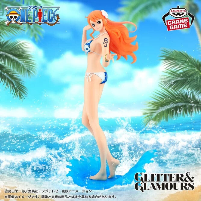 BANPRESTO One Piece GLITTER&GLAMOURS SPLASH STYLE NAMI Figure from Japan