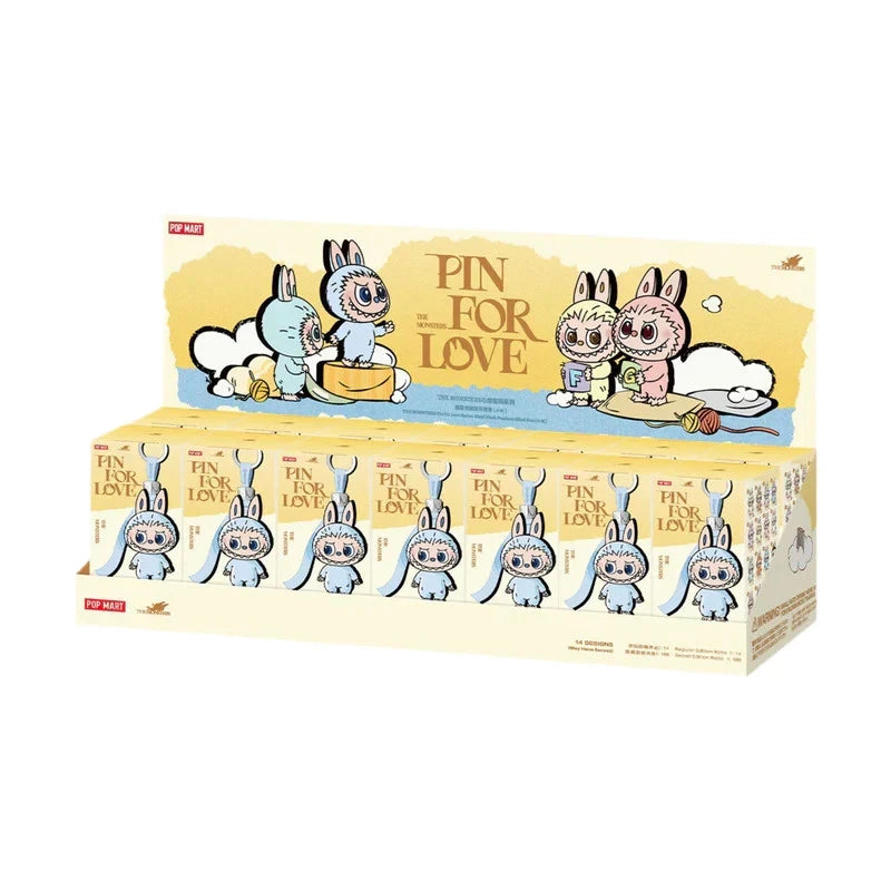 POP MART Labubu Pin For Love A-M